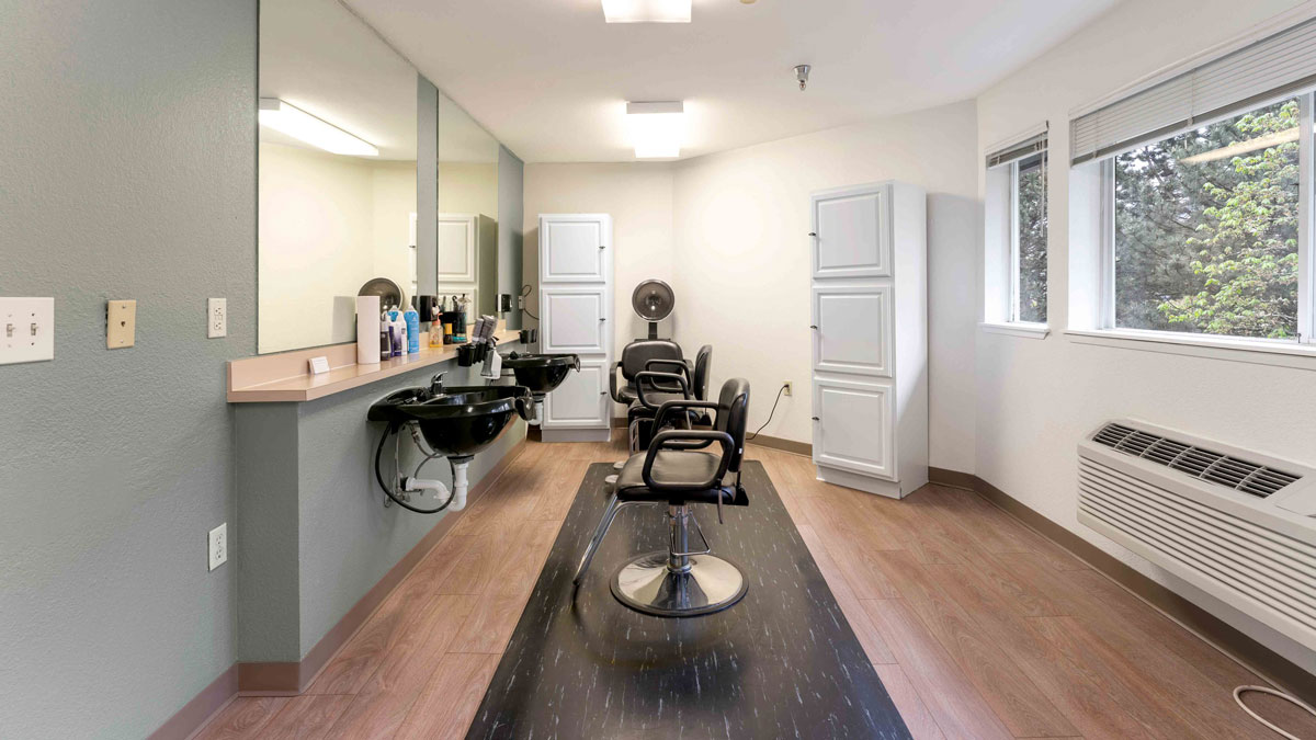 The beauty salon at Parkrose Chateau